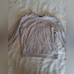 Rails Gray Crew Neck Sweater Soft Cotton Blend